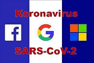 Koronavirus pro Facebook, Google, Microsoft