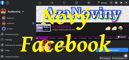 AzaNoviny Nový Facebook