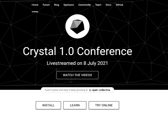 Crystal - Nejlepší open source software roku 2021