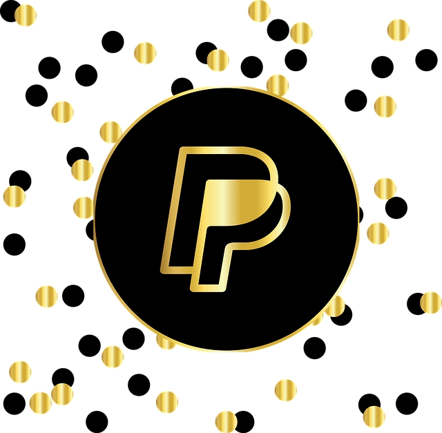 PayPal logo zlaté