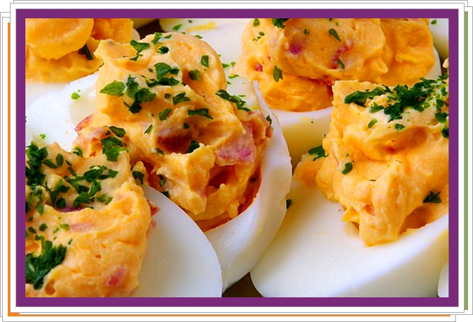 Plněné vejce - Recepty a vaření