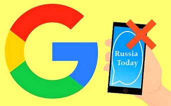 Google zakázal mobilní aplikace RT (Russia Today)