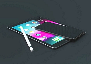 Ilustrační obrázek - Mobilní telefon a tablet