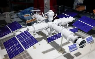 Model ruské vesmírné stanice ROSS