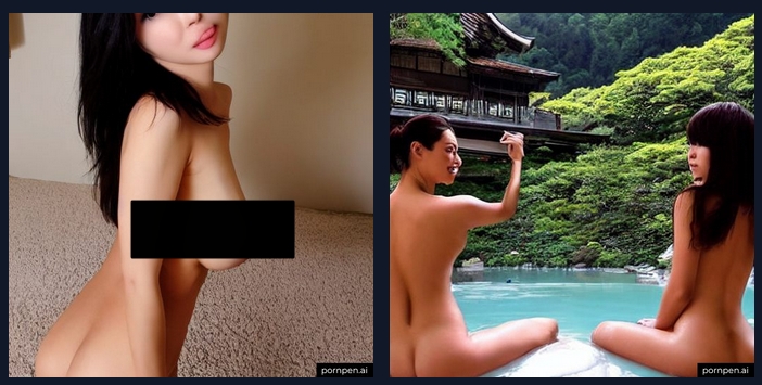 Pornpen - generátor nahých fotek žen
