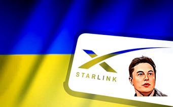 Musk Starlink - internetové služby na Ukrajině