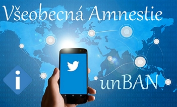 Twitter obnovení banovaných účtů "Všeobecná amnestie"