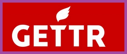GETTR logo sociální sítě