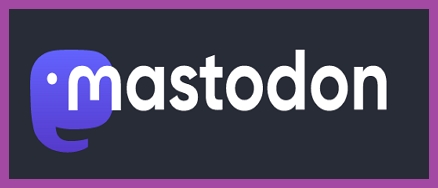Mastodon logo sociální sítě