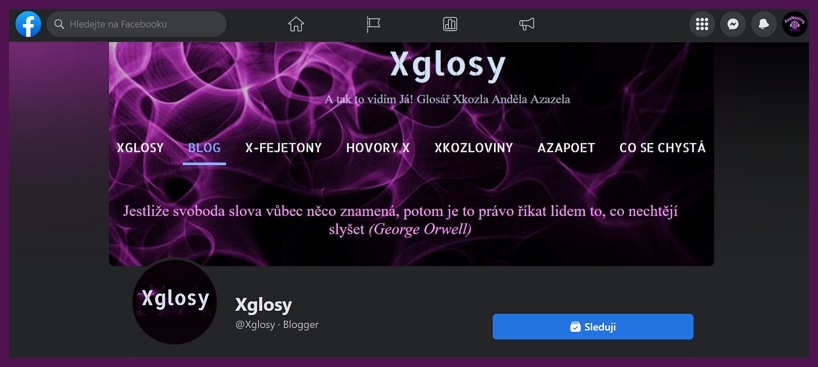 Xglosy Facebook (profil)