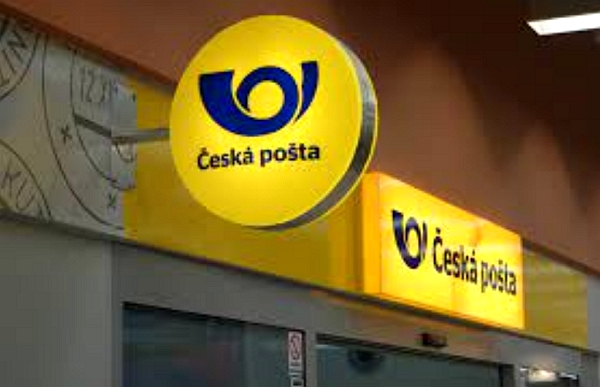 Česká pošta - logo, pobočka