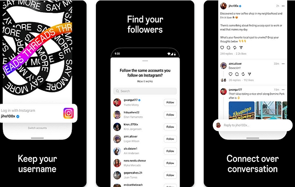 Threads, an Instagram app - textová sociální síť společnosti Meta