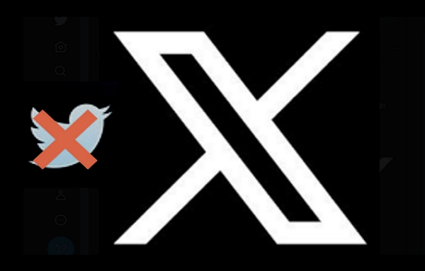 Musk chce změnin logo Twitteru z modrého ptáčka na písmeno X