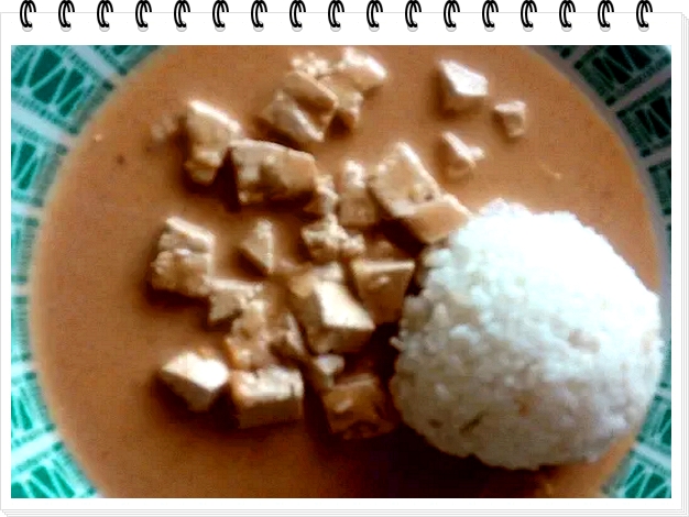 Tofu v paprikovo smetanové omáčce
