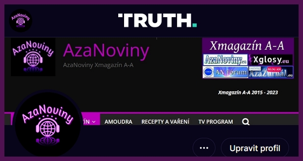 AzaNoviny Truth Social (profil)