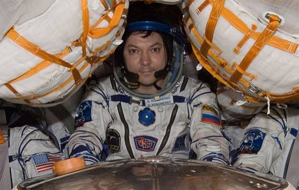 Ruský kosmonaut Oleg Kononěnko, velitel Expedice 31 (20. června 2012)